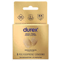 Durex Real Feel Non-Latex Condoms, 3 Count – Ultra-Thin Lubricated Polyisoprene