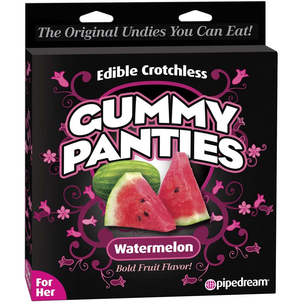 Edible Watermelon Gummy Panties – Crotchless Candy Underwear for Adults