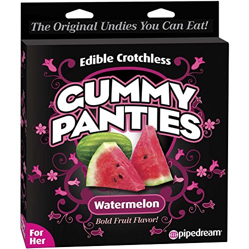 Edible Watermelon Gummy Panties – Crotchless Candy Underwear for Adults