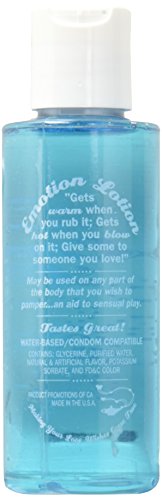 Emotion Lotion Cotton Candy – Edible Warming Massage Lotion, 4 oz