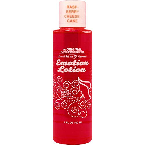 Emotion Lotion Raspberry Cheesecake – Water-Based Warming Flavored Lotion
