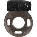 Evolved Novelties One Night Stand Ring of Fire Intense Couples Pleasure - Black Vibrating Penis Ring with Bullet, Waterproof