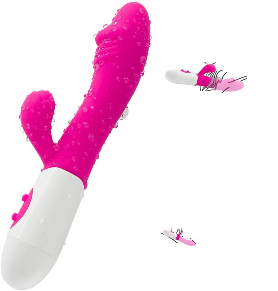 G Spot Rabbit Vibrator for Women – 7 Powerful Vibrations, Rechargeable Silicone Massager with Clitoral and Anal Stimulation