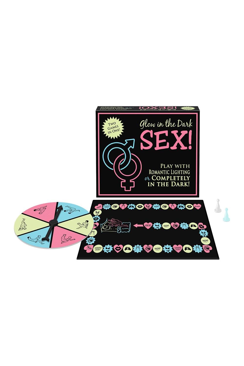 Glow-in-the-Dark Sex! Couples Board Game – Kheper Games KGBGR164