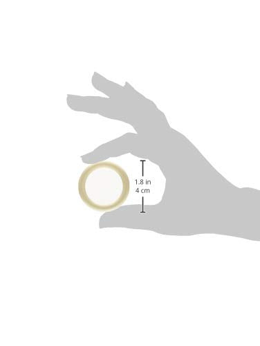 Heart 2 Heart Nitrile Cock Ring – White, 1.75 Inch, Skin Safe & Non-Porous