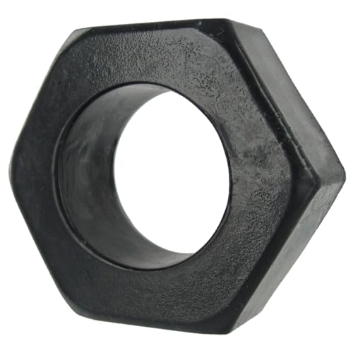 HexNut Cock Ring by Trinity Vibes - Black Waterproof Stretchy Penis Ring