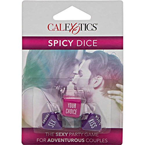 Hott Place Spicy Dice – A Frisky Game for Adventurous Couples by California Exotic Novelties