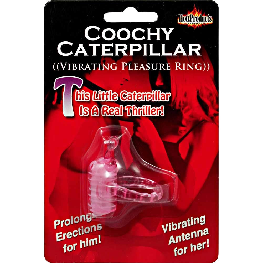 Hott Products Coochy Caterpillar Vibrator, Magenta – Waterproof with Vibrating Antennae