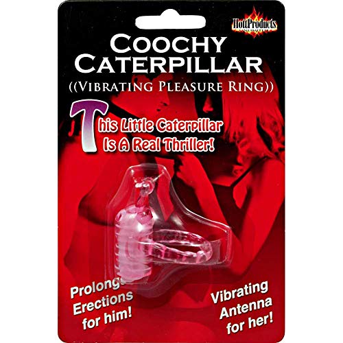Hott Products Coochy Caterpillar Vibrator, Magenta – Waterproof with Vibrating Antennae