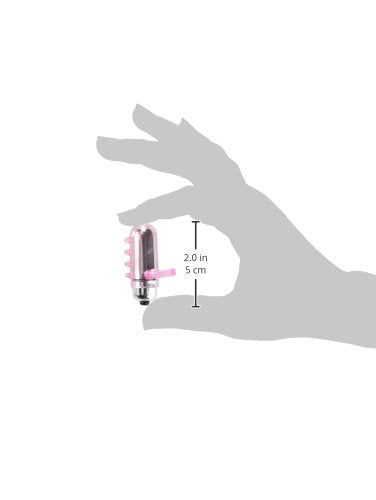Hott Products Frisky Fingers Finger Vibrator – Magenta Silicone with Raised Nubbies, Waterproof