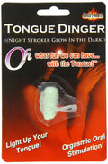 Hott Products Glow in the Dark Tongue Dinger – Silicone Tongue Vibrator