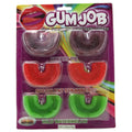 Hott Products Gum Job Oral Sex Gummy Teeth Covers – 6-Pack, Cherry Pie, Strawberry & Watermelon Flavors, 2.5 oz