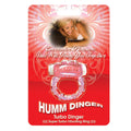 Hott Products Humm Dinger Turbo Dinger Cock Ring with Mini Vibe – Magenta