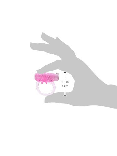 Hott Products Humm Dinger Turbo Dinger Cock Ring with Mini Vibe – Magenta