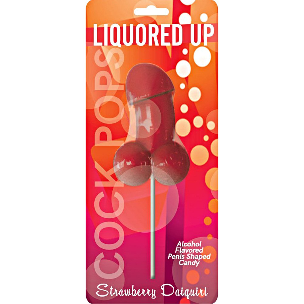 Hott Products Liquored Up Strawberry Daiquiri Candy - 2.4 oz Pecker Pop
