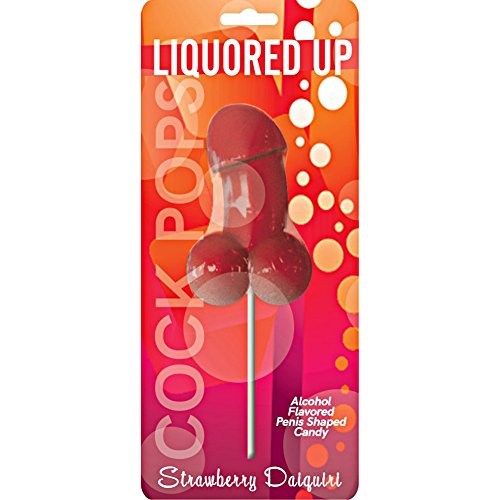 Hott Products Liquored Up Strawberry Daiquiri Candy - 2.4 oz Pecker Pop