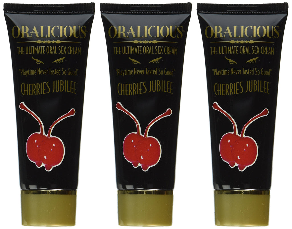 Hott Products Oralicious Oral Sex Cream - Cherries Jubilee, 2 oz