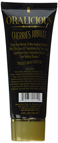 Hott Products Oralicious Oral Sex Cream - Cherries Jubilee, 2 oz