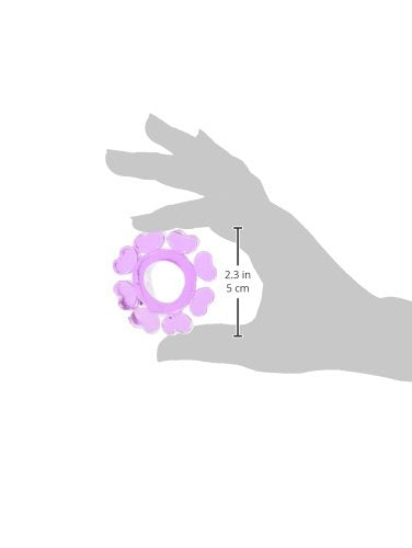 Hott Products Pleasure Stars Cock Ring - Super Soft Silicone, Waterproof, Assorted Colors