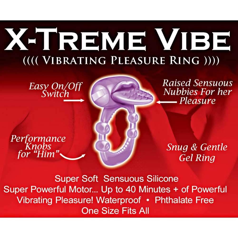 Hott Products Xtreme Vibe Nubby Tongue - Magenta Waterproof Bullet Vibrator