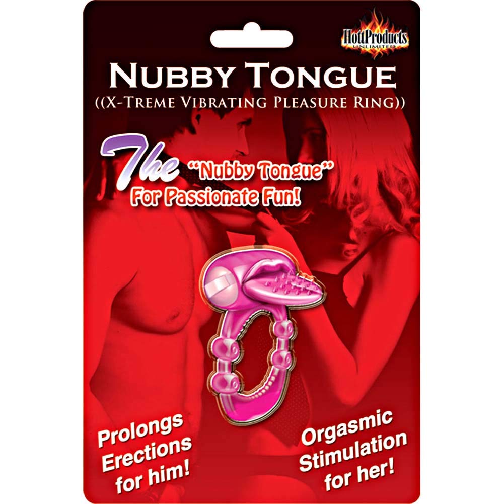 Hott Products Xtreme Vibe Nubby Tongue - Magenta Waterproof Bullet Vibrator