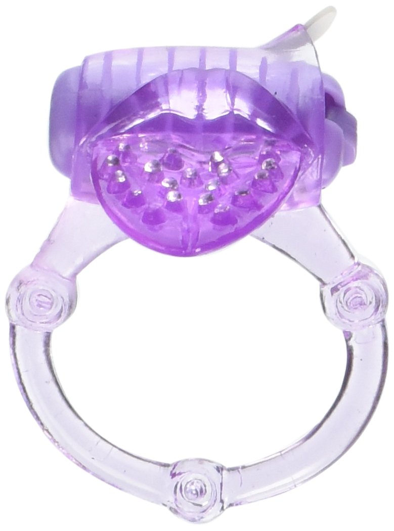 Hott Products Xtreme Vibe Nubby Tongue – Purple Silicone Waterproof Vibrator