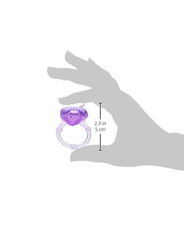 Hott Products Xtreme Vibe Nubby Tongue – Purple Silicone Waterproof Vibrator