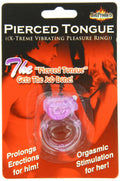 Hott Products Xtreme Vibe Pierced Tongue Love Ring - Purple, Waterproof Silicone Vibrator