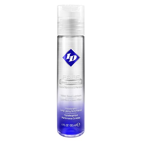 ID Lubricants 80738 Water-Based Lubricant, Sensitive Skin Formula, 1 fl oz - Glycerin & Paraben Free