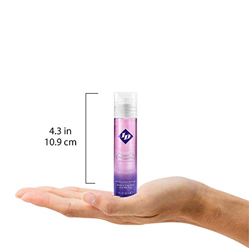 ID Pleasure Water Based Tingling Lubricant with Natural Botanicals, 1 Fl Oz - Toy & Condom Safe, Made in USA