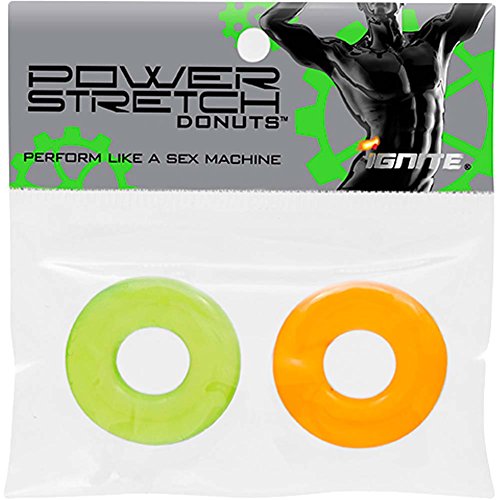Ignite Power Stretch Donuts Rings, Orange/Green