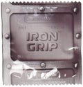Iron Grip Snug Fit Lubricated Latex Condoms (Pack of 12) – Slimmer 46mm Width for Secure Fit