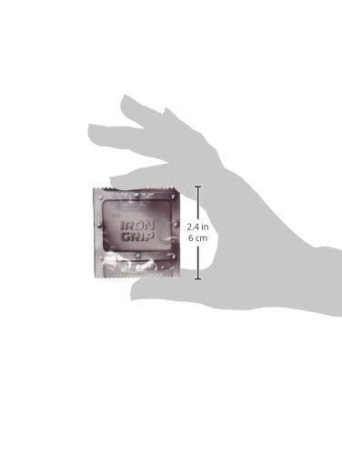 Iron Grip Snug Fit Lubricated Latex Condoms (Pack of 12) – Slimmer 46mm Width for Secure Fit
