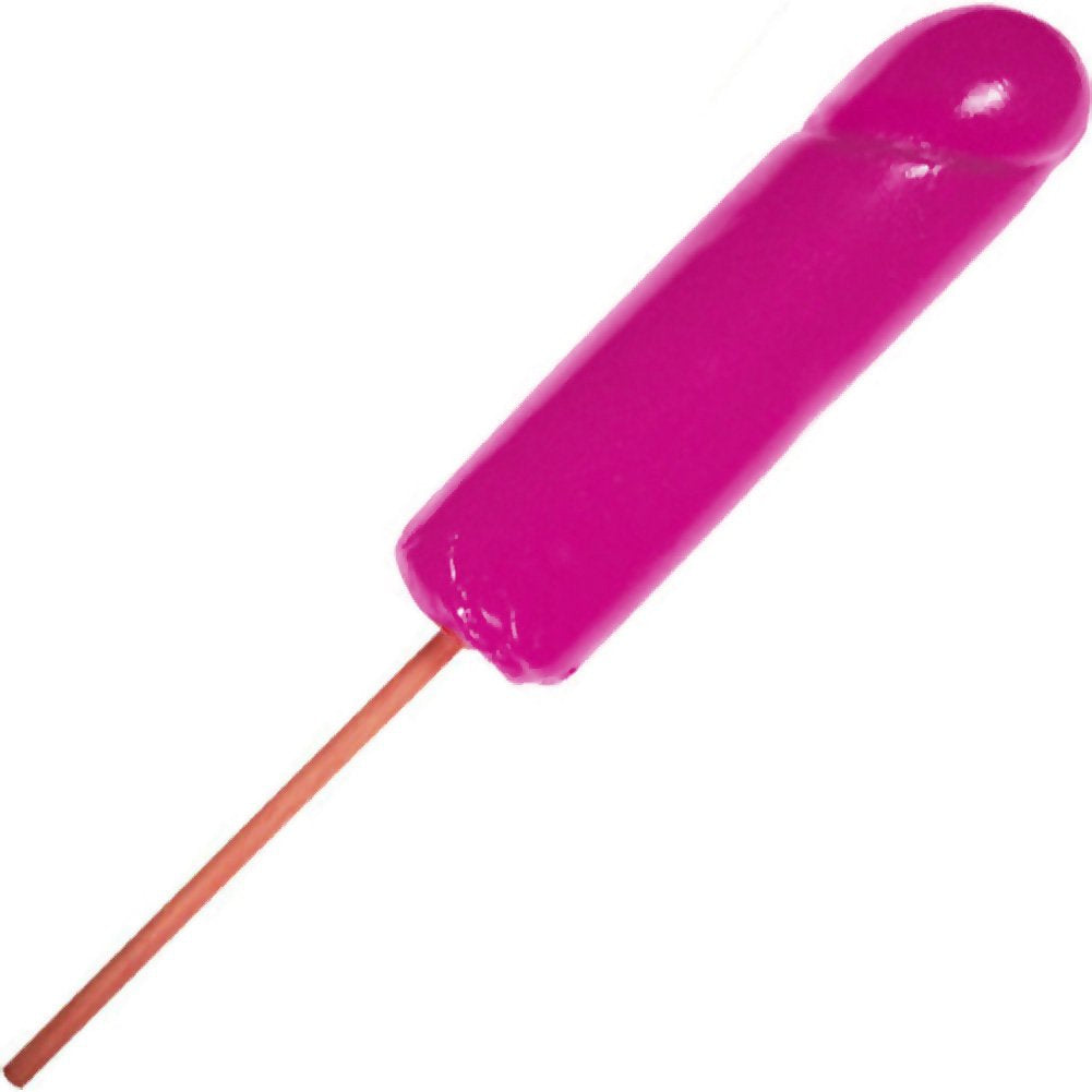 Jumbo Cock Pops Fruit Flavored Cherry Lollipop – 6 Inch Candy on a Stick
