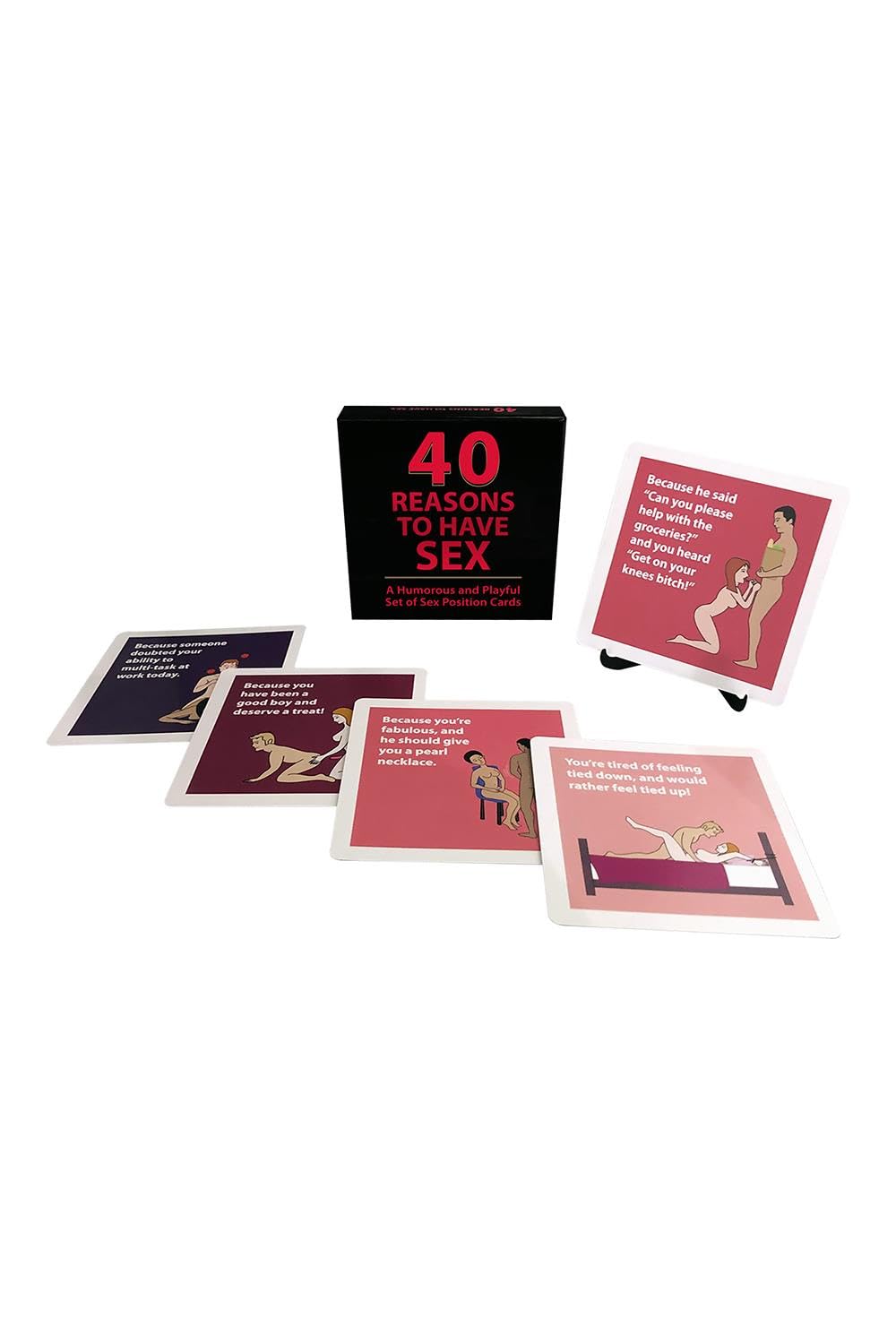 Kheper Games 40 Reasons to Have Sex Cards – Adult Card Game for Couples