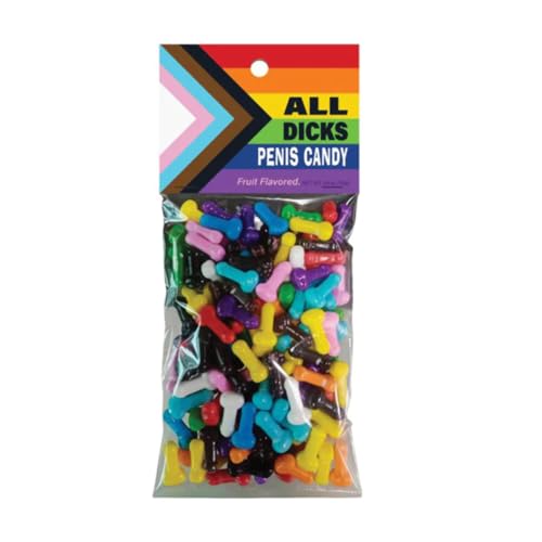 Kheper Games All Dicks Penis Candy - Fruit Flavored Multicolored 3.88oz