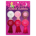 Kheper Games Bride to Be Award Ribbon Set – 6 Colorful Adhesive Party Badges for Bachelorette Fun