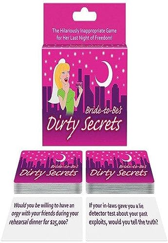 Kheper Games Bride-to-be Dirty Secrets Game – 107 Questions for Bachelorette Parties