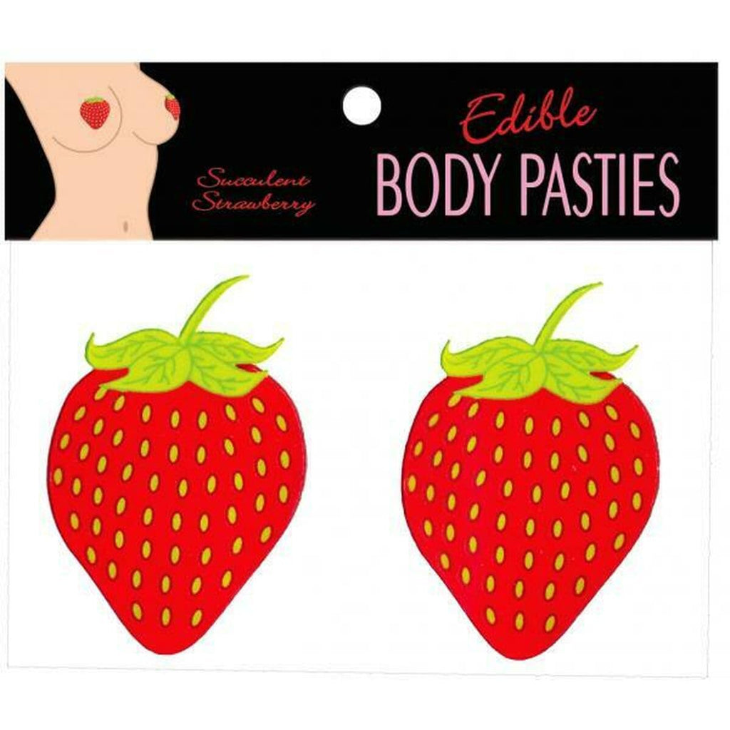 Kheper Games Edible Strawberry Pasties – Tasty Nipple Treats for Playful Fun