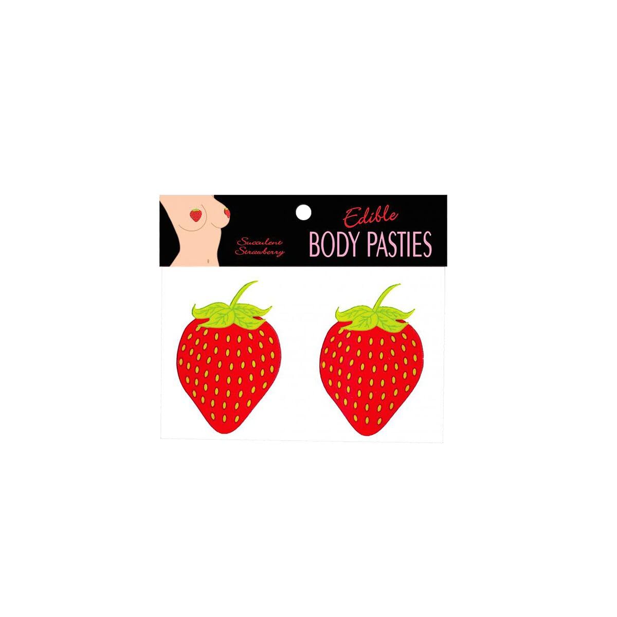 Kheper Games Edible Strawberry Pasties – Tasty Nipple Treats for Playful Fun