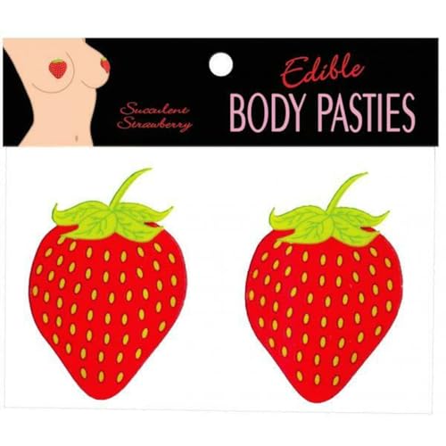 Kheper Games Edible Strawberry Pasties – Tasty Nipple Treats for Playful Fun