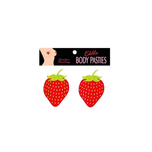 Kheper Games Edible Strawberry Pasties – Tasty Nipple Treats for Playful Fun