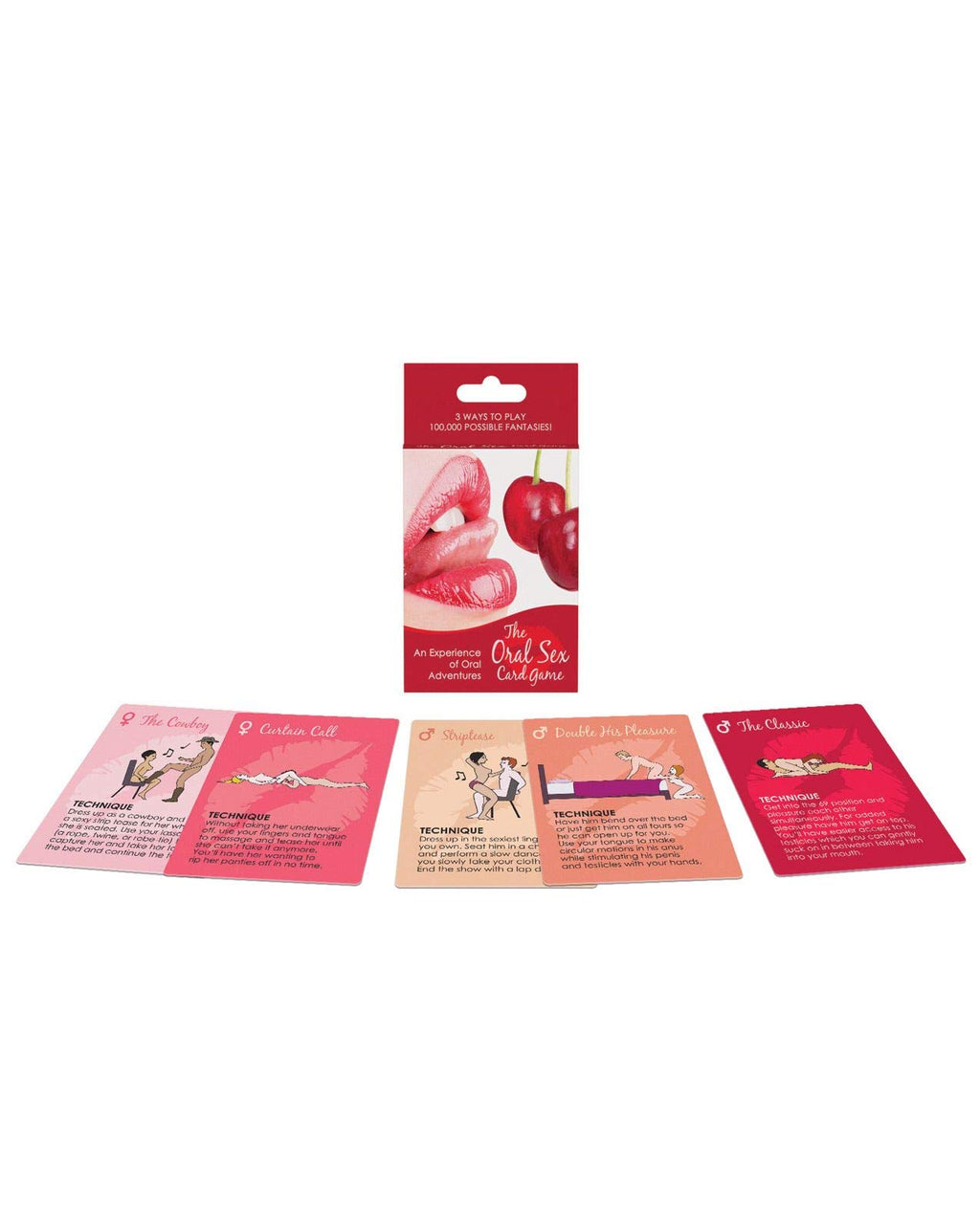 Kheper Games Oral Sex Card Game – 50 Creative Positions for Couples
