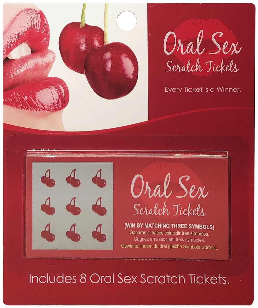 Kheper Games Oral Sex Scratch Tickets – Multi-Language Couples Game with 8 Winning Tickets