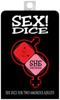 Kheper Games Sex! Dice – Spontaneous Action & Duration Game for Couples