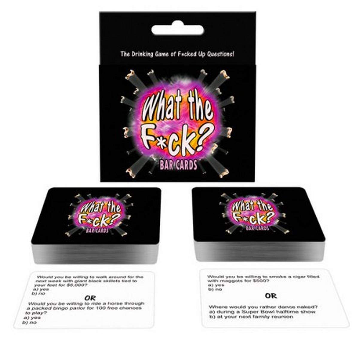 Kheper Games What The F*ck Bar Cards: Bachelorette Party Bar Challenge Game