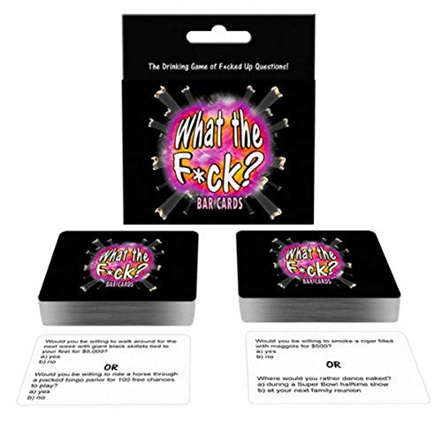 Kheper Games What The F*ck Bar Cards: Bachelorette Party Bar Challenge Game