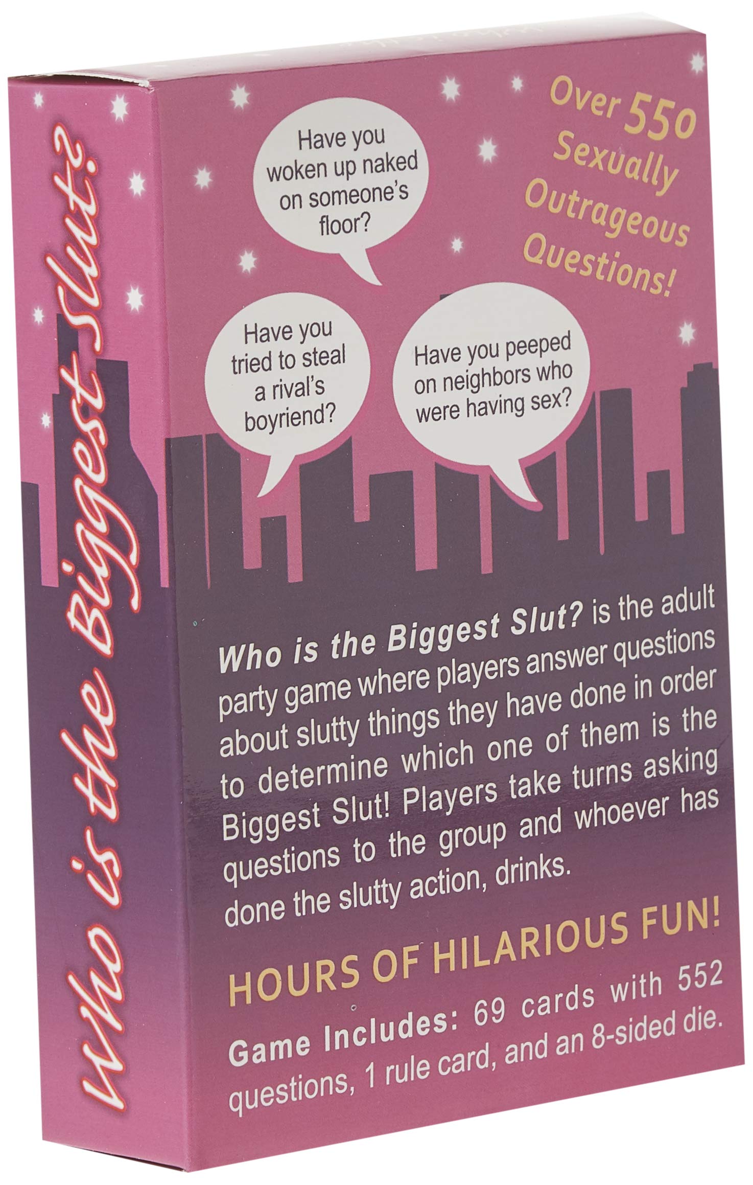 Kheper Games Who's The Biggest Slut? – Adult Party Game with Over 550 Cards