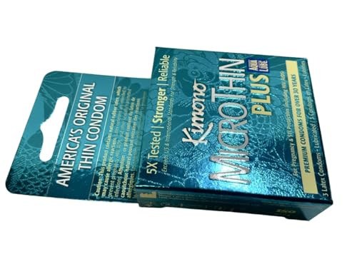 Kimono Microthin Condoms with Aqua Lube – 3 Pack