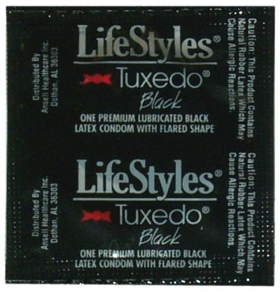 LifeStyles Tuxedo Condoms – 12 Pack, Compact and Discreet